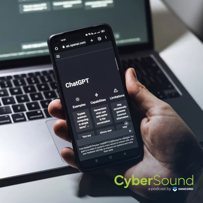 CyberSound episode 71, How will ChatGPT Affect Cybersecurity cover photo