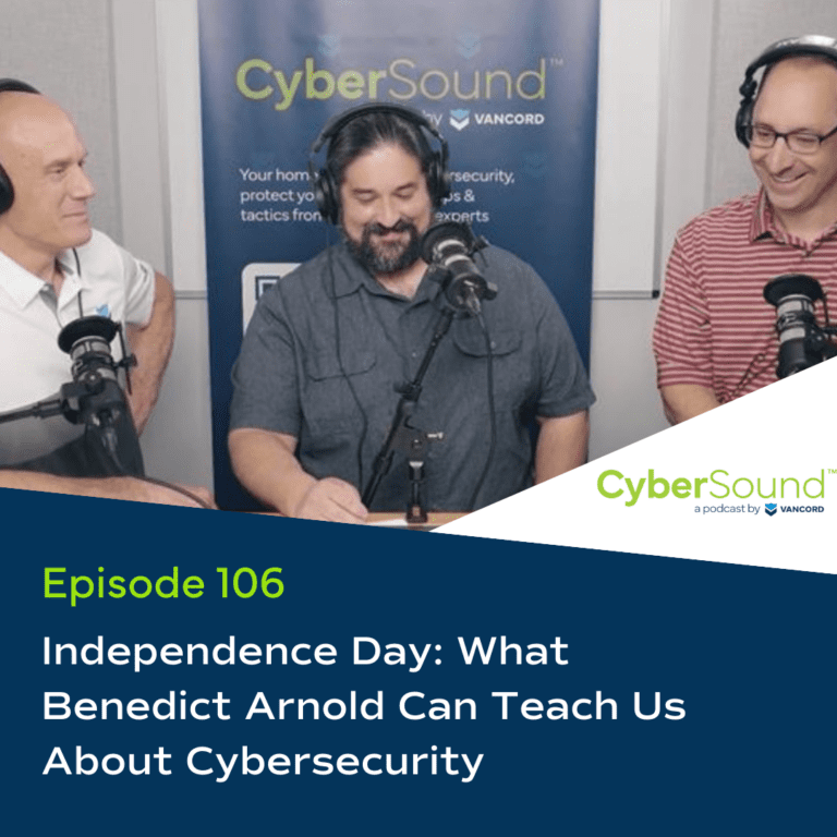 Jason Pufahl, Steven Maresca and Michael Grande discuss about What Benedict Arnold Can Teach Us About Cybersecurity